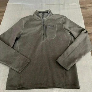 [L]Marmot Drop Line 1/2 Zip Lightweight Gray sweatshirt